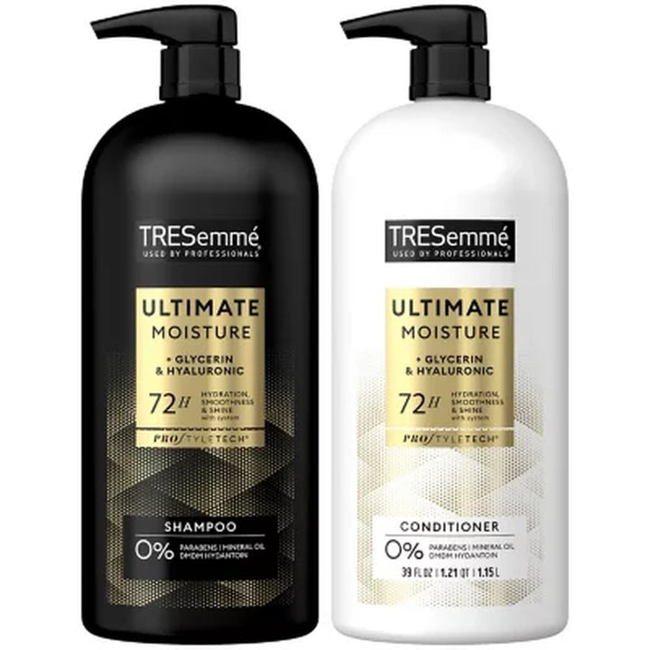 Tresemmé Ultimate Moisture Shampoo and Conditioner, 39 Fl. Oz., 2 Pk.