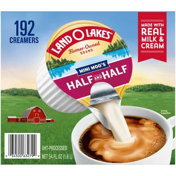 Land O'Lakes Mini Moo'S Half and Half 192 Ct.