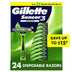 Gillette Sensor3 Sensitive Men'S Disposable Razor, 24 Ct.