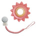 Tiny Teethers Silicone and Beech Teether with Pacifier Clip (Choose Your Color)