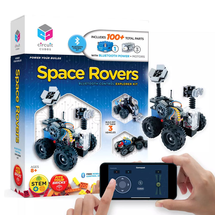 Circuit Cubes Kids STEM Toy Kit - Space Rovers