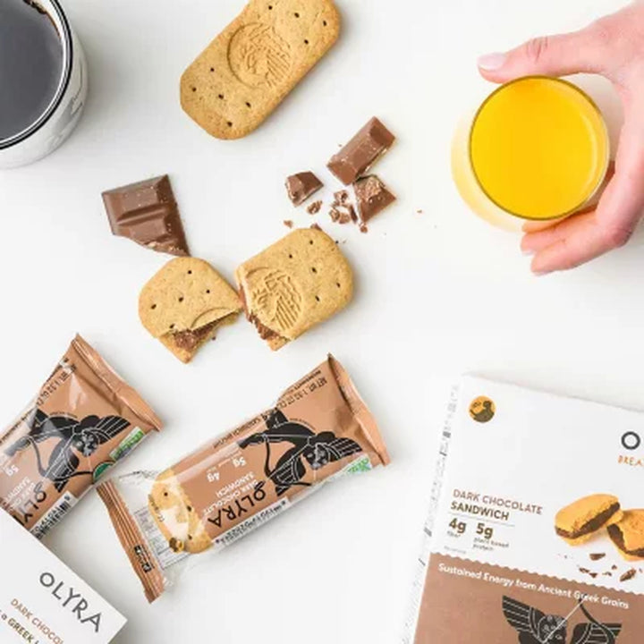 OLYRA Organic Breakfast Biscuits, Dark Chocolate Crème (20 Ct.)