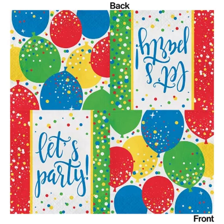 Artstyle Balloon Sparkles Birthday Paper Plates & Napkins Kit 285 Ct.