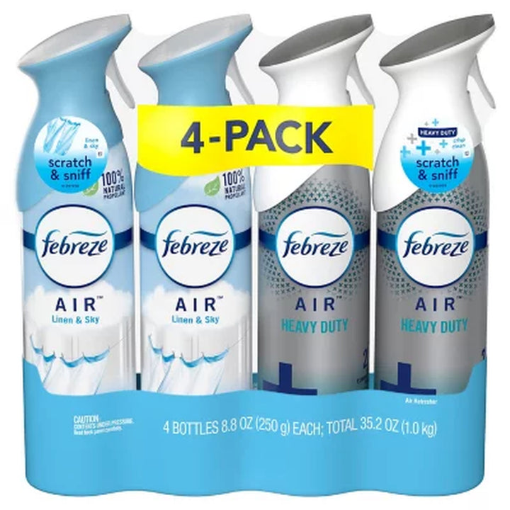 Febreze Air Effects Air Freshener Spray, 4 Pk. (Choose Scent)