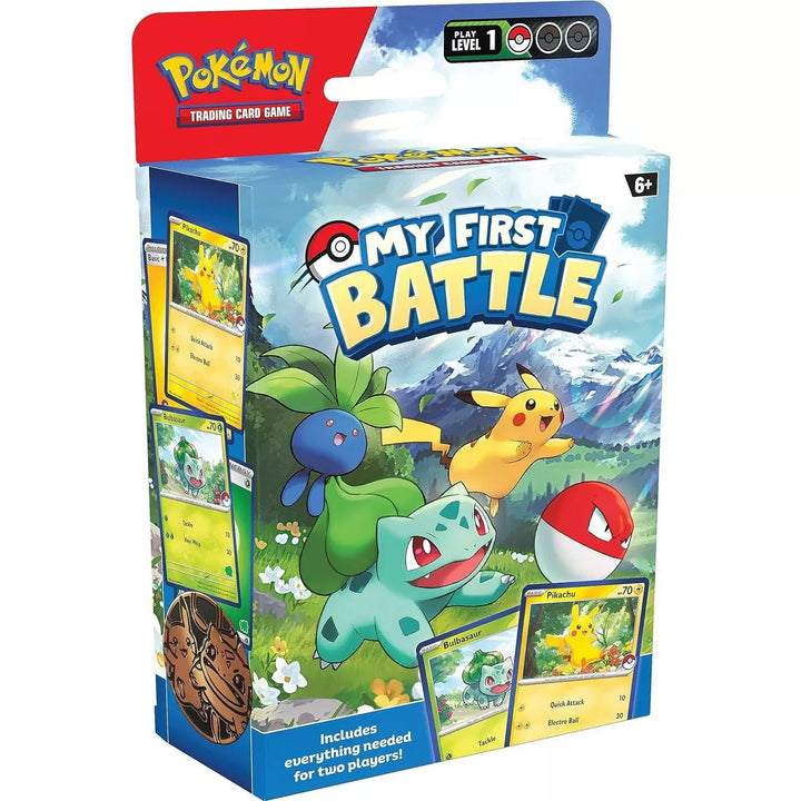 Pokémon TCG: My First Battle—Pikachu and Bulbasaur (Starter Kit Including 2 Ready-To-Play Mini Decks & Accessories) - Great for Beginners