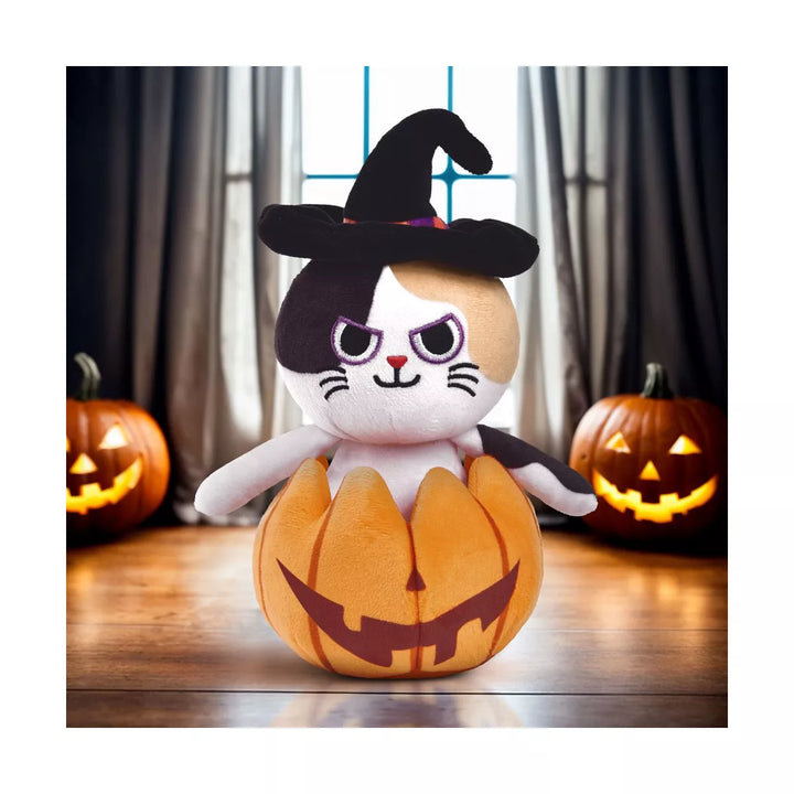 Fun Little Toys Halloween Plush Cat (Pumpkin Popper)