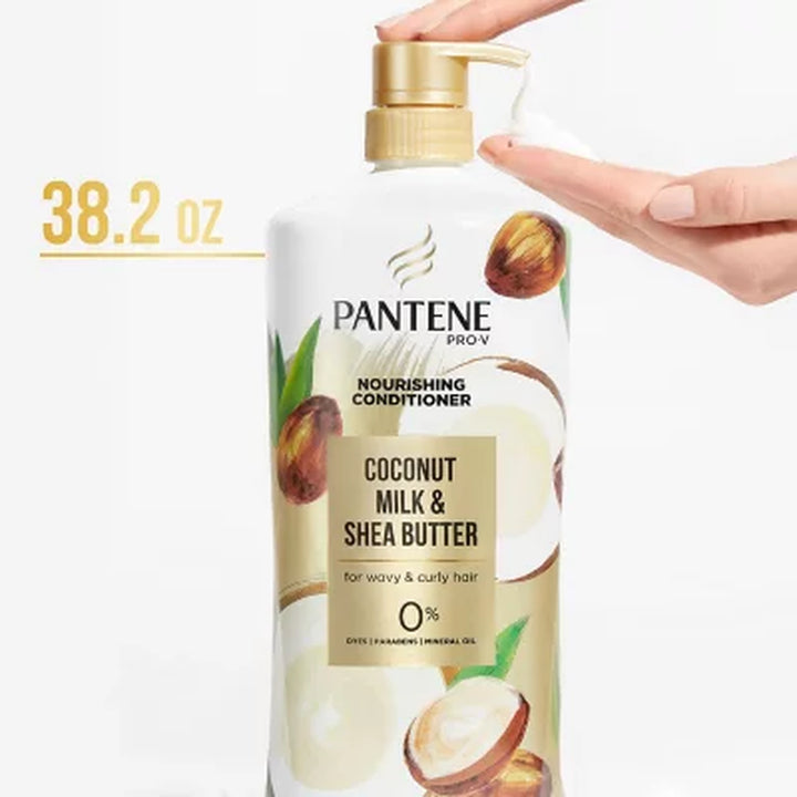 Pantene Pro-V Nourishing Conditioner, Coconut Milk & Shea Butter, 38.2 Fl. Oz.