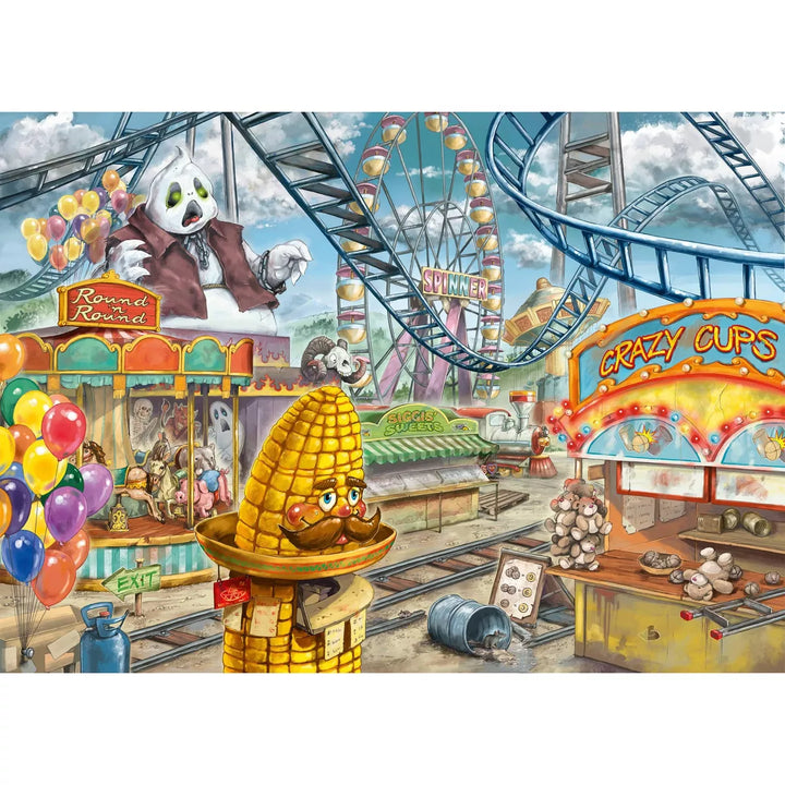 Ravensburger ESCAPE Puzzle KIDS: Amusement Park Plight Jigsaw Puzzle - 368Pc