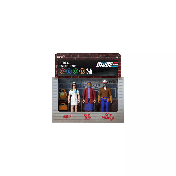 Super7 - G.I. Joe Reaction Wave 6B - Cobra Escape Pack