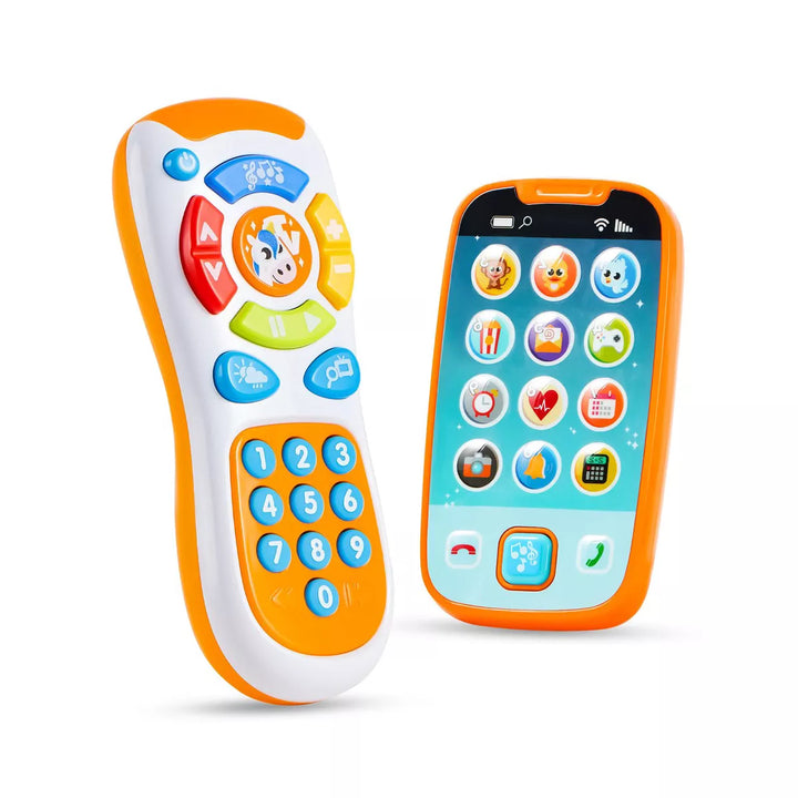 Smartphone Toys for Baby, Remote Control Baby Phone with Music, Baby Learning Toy, Christmas Birthday Gifts for Baby