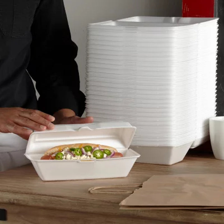 Hefty Food Service Containers Rectangle 9 3/4" X 5" X 3 1/4" 125 Ct.