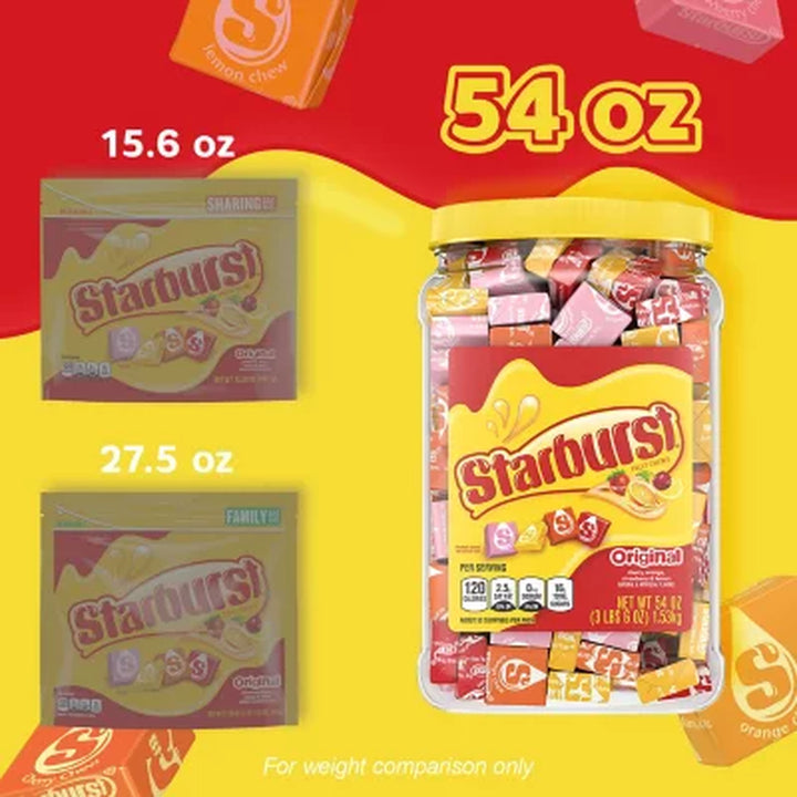 Starburst Original Fruity Chewy Candy, 54 Oz.