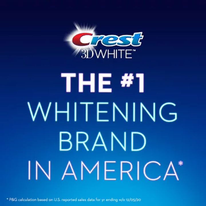 Crest 3D White Ultra Whitening Toothpaste, Vivid Mint, 5.2 Oz., 5 Pk.