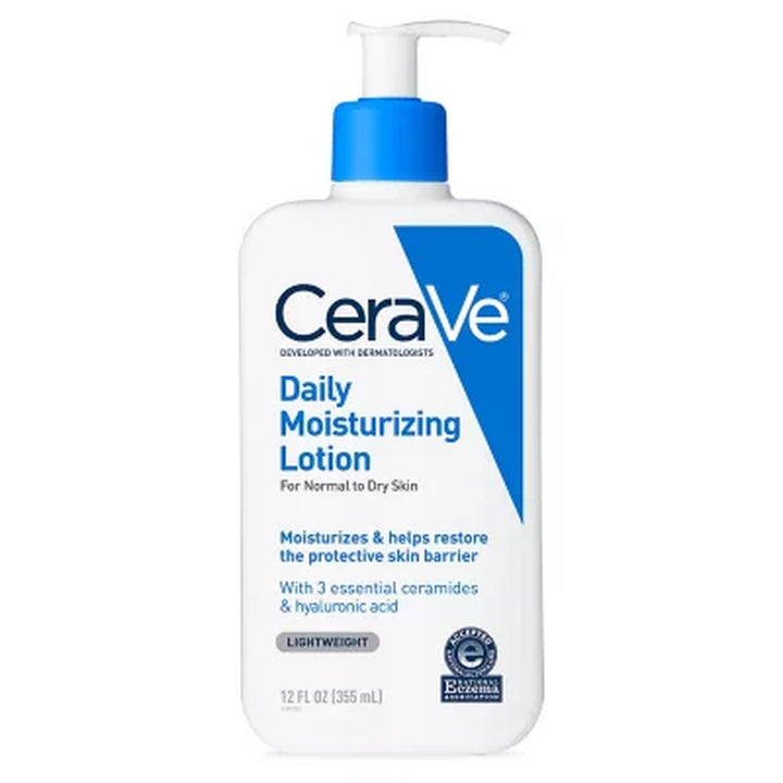 Cerave Daily Moisturizing Lotion, Normal to Dry Skin, 12 Oz., 2 Pk.