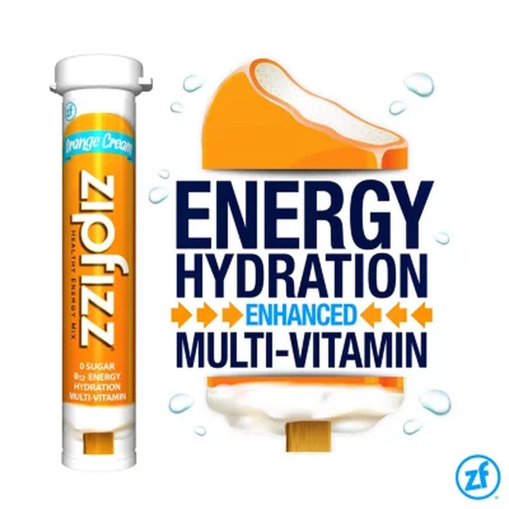 Zipfizz Energy Drink Mix, Orange Cream 20 Ct.