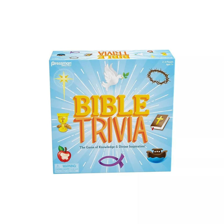 Bible Trivia by Pressman - the Game of Knowledge & Divine Inspiration, Multi Color Ages 7 & Up