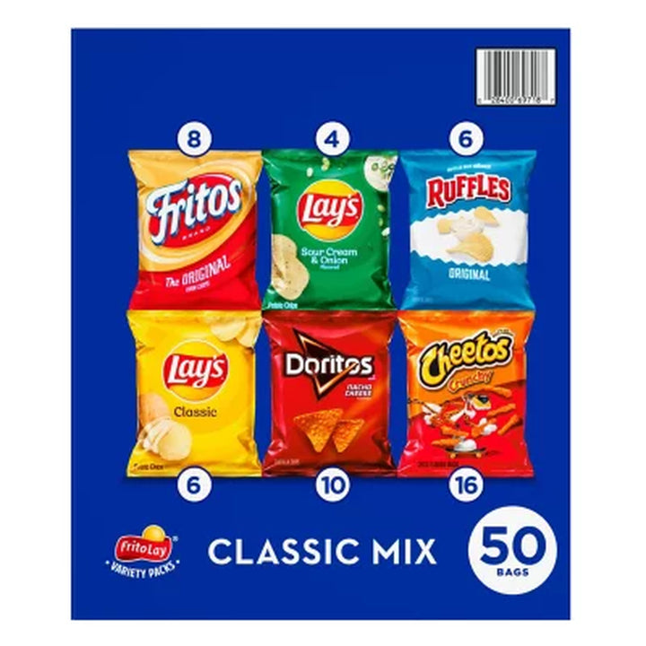 Frito-Lay Classic Mix Variety Pack 50 Pk.