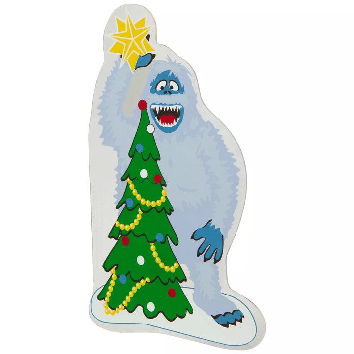 Northlight 8" Bumble Tops the Tree Double Sided Gel Christmas Window Cling Decoration