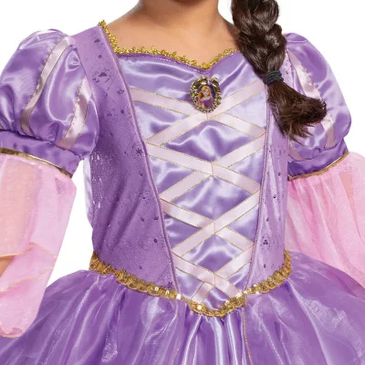 Disney Princess Rapunzel Kids Premium Costume Gown