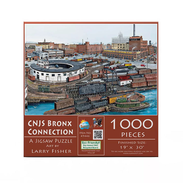 Sunsout CNJX Bronx Connection 1000 Pc Jigsaw Puzzle 49446