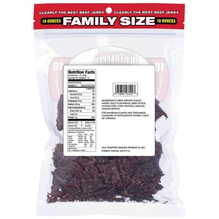 Old Trapper Peppered Beef Jerky (18 Oz.)