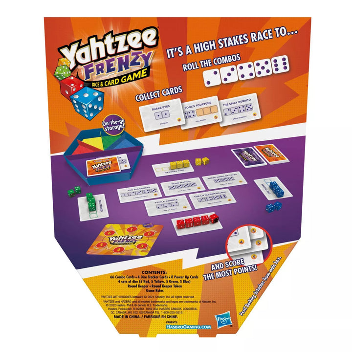 Yahtzee Frenzy Dice & Card Game