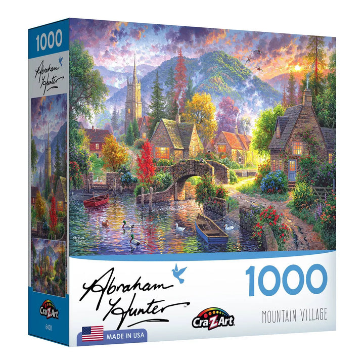 Abraham Hunter 1000 Pc Jigsaw Puzzle - Mountain Village