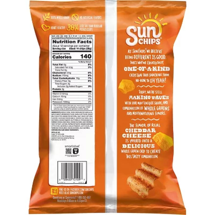 Sunchips Whole Grain Snacks Harvest Cheddar (12.25 Oz.)