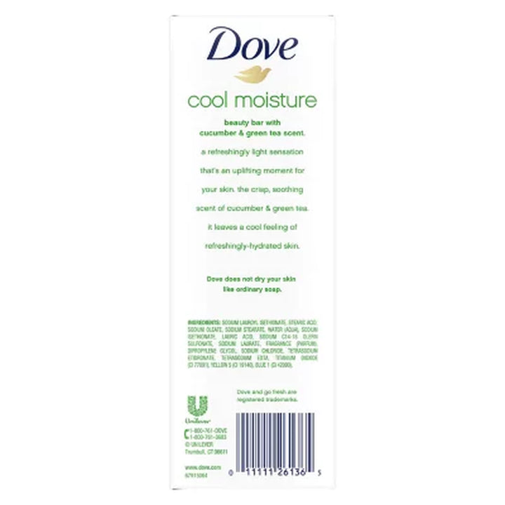 Dove Go Fresh Beauty Bar, Cool Moisture, 3.75 Oz., 16 Ct.