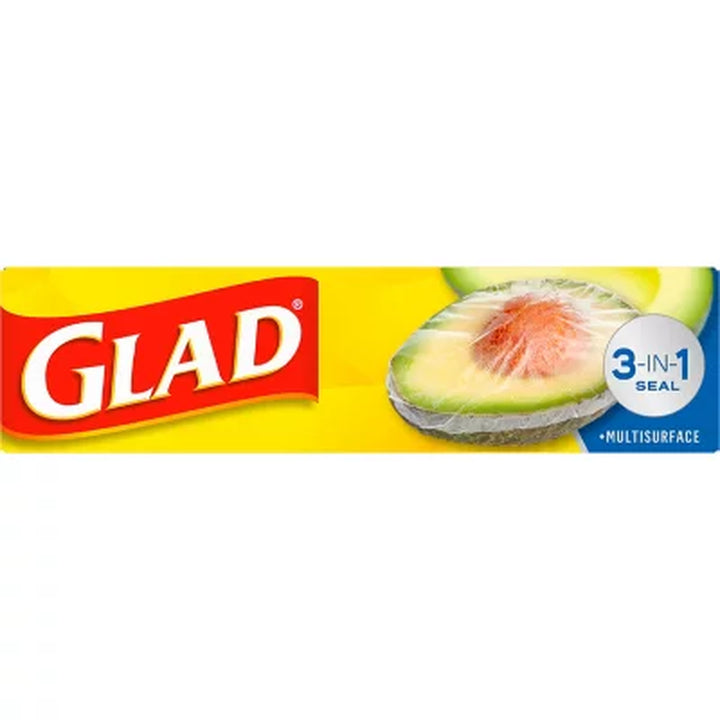 Glad Press'N Seal Plastic Food Wrap 140 Sq. Ft./Roll, 2 Rolls