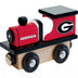 Masterpieces Officially Licensed NCAA Georgia Bulldogs Wooden Toy Train Engine for Kids.