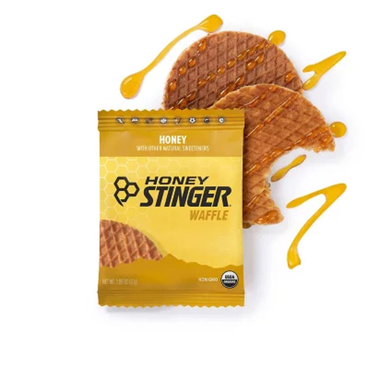 Honey Stinger Organic Energy Waffle Box Pack, Honey 12 Ct.