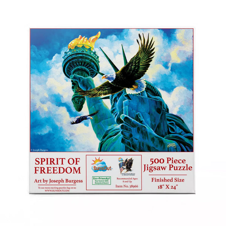 Sunsout Spirit of Freedom 500 Pc Fourth of July Jigsaw Puzzle 38966