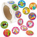 Teacher Reading Motivational Reward Stickers for Kids, 1000 Count Roll, 8 Designs, 1.5"