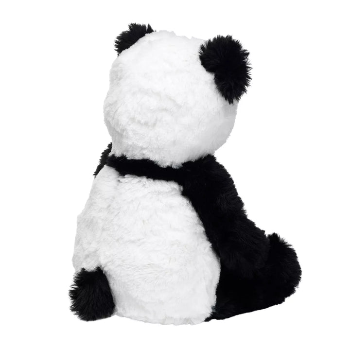 Lambs & Ivy Wild Life Black/White Plush Panda Bear Stuffed Animal Toy - Lucky