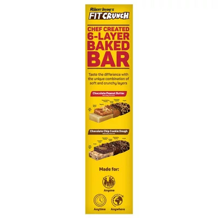 Chef Robert Irvine'S FITCRUNCH High Protein Baked Bars, Variety Pack 18 Ct.