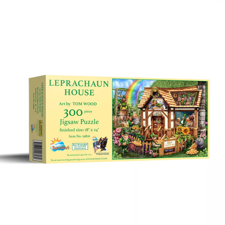 Sunsout Leprachaun House 300 Pc St. Patricks Day Jigsaw Puzzle 29826