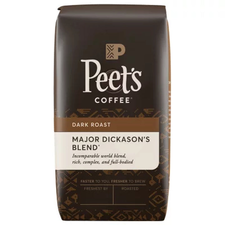 Peet'S Coffee Dark Roast Whole Bean, Major Dickason'S Blend 32 Oz.