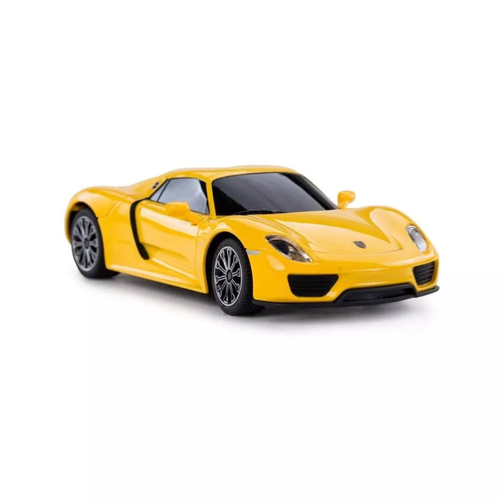 Link Worldwide Ready! Set! Go! Link 1:24 Scale Porsche 918 Spyder Remote Control Toy Car for Kids - Yellow