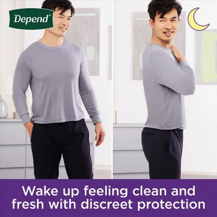 Depend Night Defense Adult Incontinence Underwear for Men - Choose Your Size
