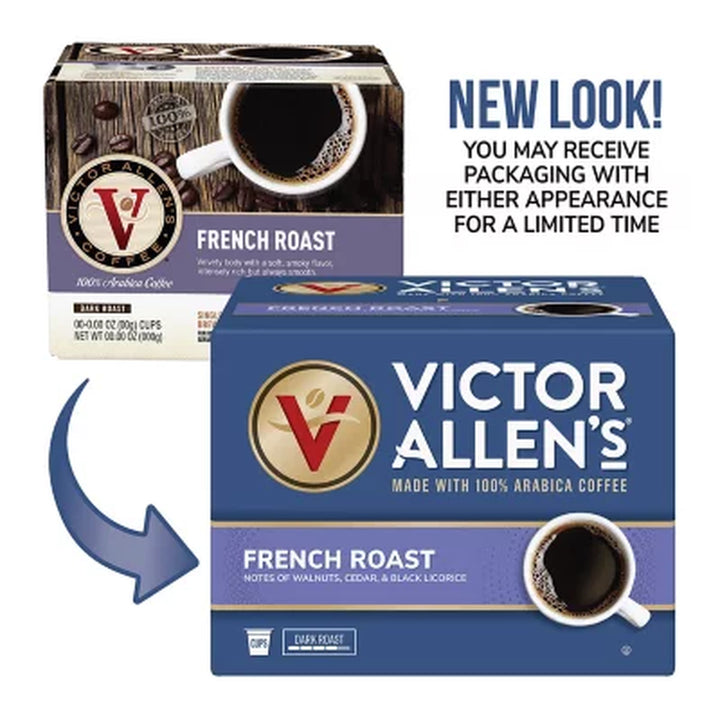 Victor Allen'S Coffee Single Serve Cups, French Roast 100 Ct.