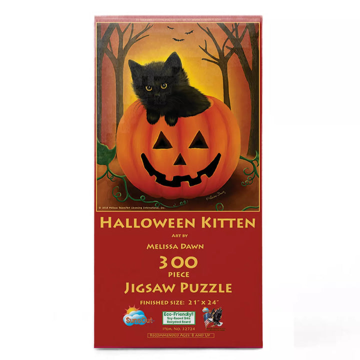 Sunsout Halloween Kitten 300 Pc Halloween Jigsaw Puzzle 32724