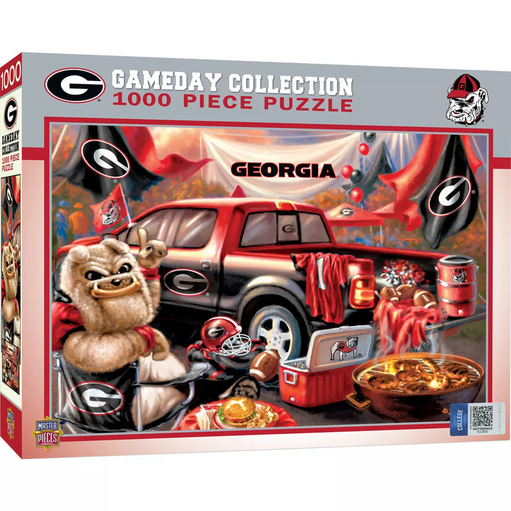 Masterpieces 1000 Piece Jigsaw Puzzle - NCAA Georgia Bulldogs Gameday.