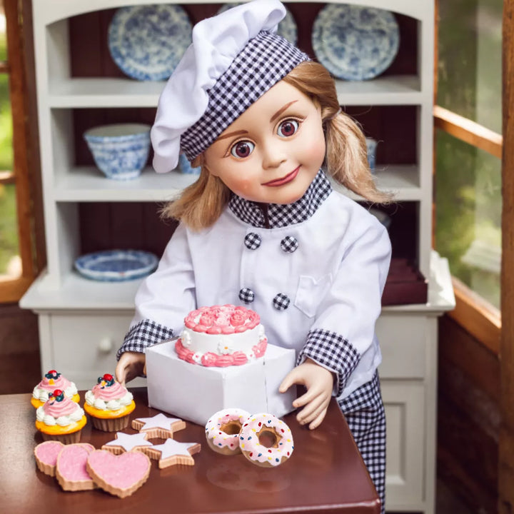 The Queen'S Treasures 18 in Doll Cookies, Cupcakes, Doughnuts, and Cake