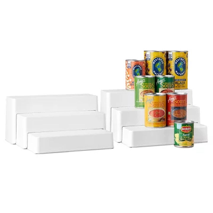 Youcopia Shelfsteps 2 Pack 3-Shelf Can Organizer Set