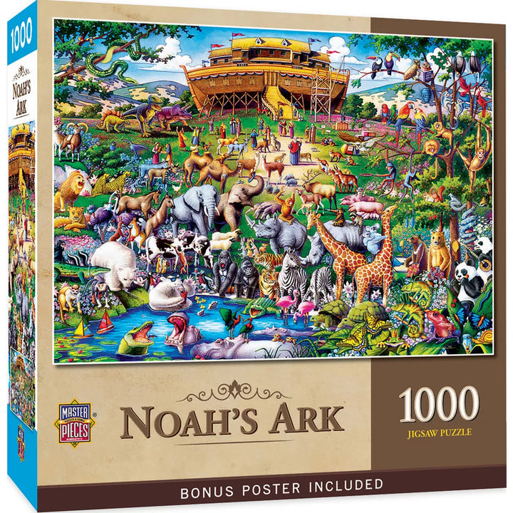 Masterpieces 1000 Piece Jigsaw Puzzle - Noah'S Ark - 19.25"X26.75".