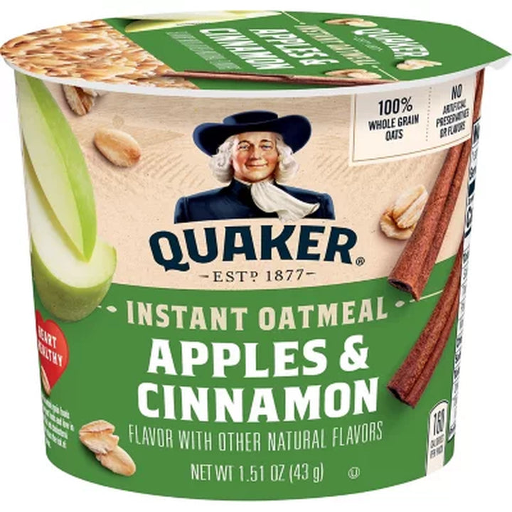 Quaker Instant Oatmeal Express Cups, Variety Pack 19.8 Oz., 12 Pk.