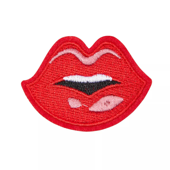 Bright Creations 20 Pieces Iron on Red Lip Patches for Clothing