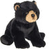Bearington Asher Plush Black Bear Stuffed Animal, 13 Inches