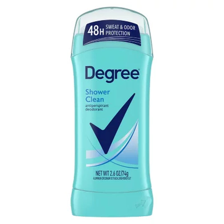 Degree Antiperspirant Deodorant, Shower Clean, 2.6 Oz., 5 Pk.